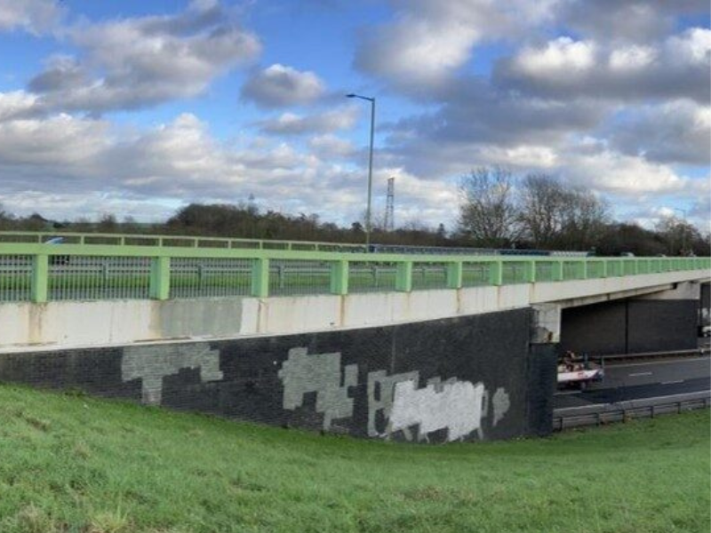 Web M1 Motorway Overbridge HV Cable 1